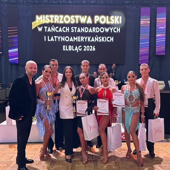 Tancerze klubu z medalami na Mistrzostwach Polski, Elbląg 2026