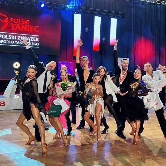 Pary klubu na podium turnieju Polskiego Związku Sportu Tanecznego